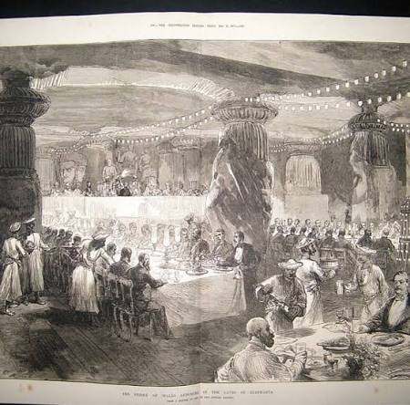 Do you know a dinner party was held inside the Elephanta Caves ( a Shiva Temple) in 1875 when King Edward VII visited India. The Elepahanta caves were an active place of