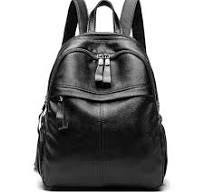 Monitika Rucksack Damen leder Wasserdicht Große Kapazität Modische Freizeit  Schulrucksäcke Schwarz : Amazon.de: Fashion