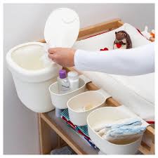 Onsklig Racks For Changing Table Set Of 4 White Ikea In 2020 Changing Table Changing Table Dresser Storage Baskets