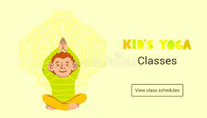 Yoga for kids offers children and adults alike an immediate outlet for reducing stress in a nurturing and safe environment. Web Banner Template Kids Yoga Classes Stock Vector Illustration Of Baby Child 172735286
