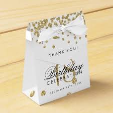 18th Birthday Goodie Bag Ideas Thanks 18th Birthday Gold Glitter Confetti White Favor Box Zazzle Com Confetti Favors Birthday Thank You Mom Birthday Crafts