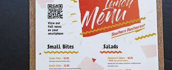 Why you need bonee qr menu. Qr Codes On Menus Qr Code Generator