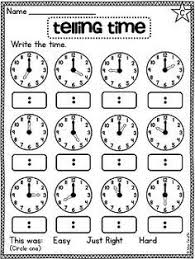 Telling Time To The Hour Worksheets That Are Differentiated And Perfect For First Grade First Grade Math Worksheets First Grade Math 1st Grade Math Worksheets