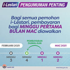 Majikan seterusnya perlu mengunci masuk permohonan pekerja secara online melalui kemudahan yang. Tarikh Jadual Bayaran I Lestari Kwsp Bulan Mac April 2021 Jadual Baru Sabah Post