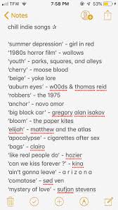 Aesthetic Bio Template Amino Copy And Paste Chill Indie Songs In 2020 Indie Music Playlist Song Suggestions Mood Songs