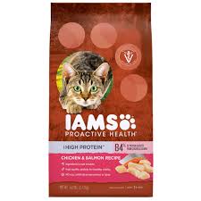 When you see 'crude fiber' on the guarantee analysis section of the cat food label, it refers to the measurement of the indigestible. Chicken Salmon High Protein Cat Food Iams