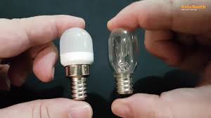 E12 Fridge Bulb Upgrade To Led Comparison Youtube