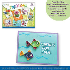 Every card in our line is handcrafted in our fair trade certified factory in vietnam and takes an artisan nearly one hour to complete. Toykraft Paper Quilling First Forays Craft Card Making Kit For Kids 7 Years Buy Online In Gibraltar At Gibraltar Desertcart Com Productid 76828574