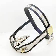 Stainless Steel Female Chastity Belt Device SM Lock Device Adjustable Waist  Plug | eBay