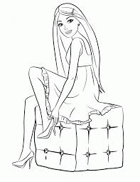Barbie coloring pages for teenager pdf. Coloring Barbie For Kids Novocom Top