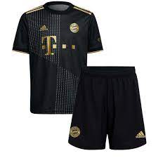 Refine your kit and suit up in your all new fc bayern outfit, complete with home jersey and matching fc bayern shorts. Bayern Munich Away Kids Football Kit 21 22 Soccerlord