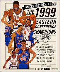 1999 Knicks Eastern Conference Champions Knicks Basketball Knicks Nba Basketball Art