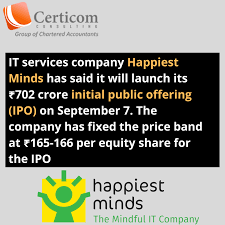 It Services Company Happiest Minds Has Said It Will Launch Its 702 Crore Initial Public Offering Ipo In 2020 Initial Public Offering It Services Company Happy Minds