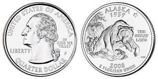 2008 P Alaska State Quarter Coin Value Prices Photos Info