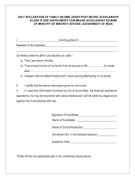 However, an illustrative format has been reproduced below Self Declaration Form For Income Certificate Fill Online Printable Fillable Blank Pdffiller