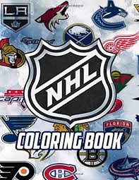 Download and print these nhl coloring pages for free. Nhl Coloring Book All National Hockey League Team Logos Amazon De Magic Eleonora Fremdsprachige Bucher