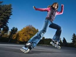 Rollerblades should fit a bit like your hiking boots: Tips On Learning How To Rollerblade Livestrong Com Rollerblading Rollerblade Inline Skating