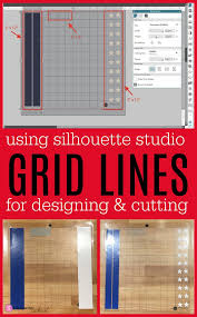 Using The Reveal Grid In Silhouette Studio For Cutting And Designing Silhouette School