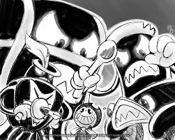 Bendy In Nightmare Run Bendy And The Ink Machine Ink Just Ink