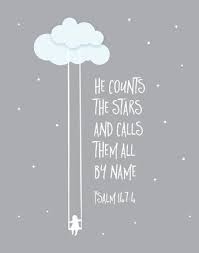 He Counts The Stars Psalm 147 4 Star Bible Verse God Loves Me Bible