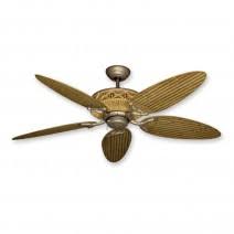 Wicker ceiling fans are not made an indistinguishable path from indoor ceiling fans, in light of the fact that being outside implies that they must have the capacity to deal with dampness. Tropical Ceiling Fans With Palm Leaf Blades Bamboo Rattan And More Modernfanoutlet Com