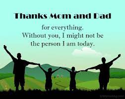 Thank You Message For Parents Appreciation Quotes