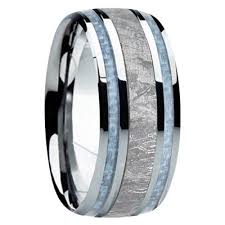 Mens Wedding Bands Com Has One Of The Internet S Largest Selections Of Black Diamond Meteorite Antler Wood A Cincin Kawin Pria Cincin Pria Cincin Perkawinan
