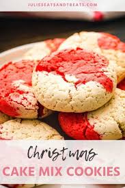 Best christmas cookie hack ever: Christmas Cake Mix Cookies Julie S Eats Treats