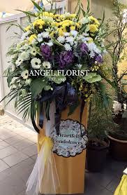 florawreath deepestsympathy condolences 同情 慰问 哀悼 fresh flower johorbahru johor johorjaya florist 小天使花屋 funeral flowers flower stands floral wreath