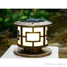 2020 Solar Power Led Round Post Lights Landscape Garden Light Gate Pillar Lighting Led Outdoor Post Lamps For Villa Deck Park Yark From Lightzone 158 95 Dhgate Com