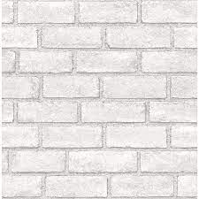 Scott Living 30 75 Sq Ft White Vinyl Textured Brick 3d Self Adhesive Peel And Stick Wallpaper Lowes Com In 2020 Peel And Stick Wallpaper Textured Brick Wallpaper Brick Wallpaper