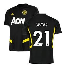 Manchester united's new home shirt is not a dissimilar look to the club's 2016/17 blue away strip. Buy 2019 2020 Man Utd Adidas Training Shirt Black James 21