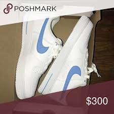 Nike Air Force 1 Low White Carolina Blue Never Worn Have In All Sizes Nike Shoes Sneakers Nike Air Force Nike Air Nike