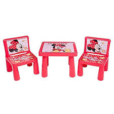 Find Wood Table Chair To Paint Pink White Polka Dot Minnie Mouse Table And Chairs Set Disney Store Uk Disney Furniture Minnie Mouse Table Minnie Mouse