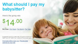 This Calculator Shows How Much You Should Pay Your Babysitter Going Rate For Babysitting Babysitter Babysitting