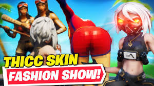 Last video▻ trclips.com/video/g73knmllv68/video.html fortnite best. Thicc Fortnite Skin Fashion Show In Creative Fill Youtube