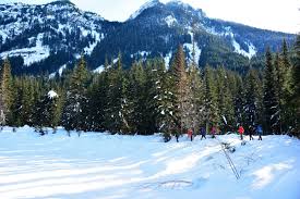 Second section is one mile down the road where there is access to the gold creek pond and private residences up valley. Snowshoeing Gold Creek Pond At Snoqualmie Pass Issaquah Wa