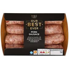 Cooked quorn sausage lasts up to 4 days at 39.2 ° f if refrigerated. M S Our Best Ever Pork Sausage Ocado