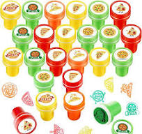 Amazon.com: Feifeiya 24 Pcs Pizza Stamps for Kids Pizza ...