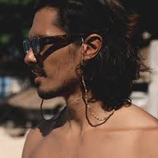 Pecatu Beaded Eyewear Chain Handmade Glasses Chain by Pineapple Island,  Wooden Bead Eyewear Holder, Gift for Him