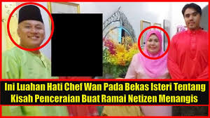 Chef wan the celebrity chef was in town to greet fans and sign copies of his book, 400 resipi terbaik chef wan, at bookfest 2014. Ini Luahan Hati Chef Wan Pada Bekas Isteri Tentang Kisah Penceraian Buat Ramai Netizen Menangis Youtube