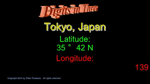 It is a huge metropolis located in the southern coastal area of honshu island. Tokyo Japan Latitude And Longitude Digits In Three Youtube