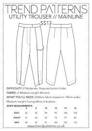 Trouser Pattern Pattern Trousers