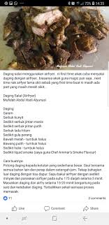 Empat langkah mudah menyalai itik 1) bersihkan itik dengan betul Daging Salai Beef Food Meat