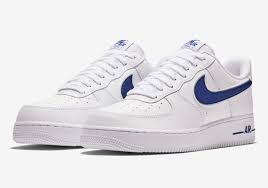 Black Air Forces With White Swoosh Nike Air Force 1 Ao2423 103 White Deep Royal Release Info Sneakernews Com Nike Air Force Nike Air Force 1s Nike