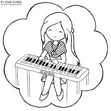 With our animal coloring books in pdf format, you will have the perfect material to motivate your children to learn through art. Piano Coloring Pages Coloring Home