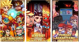 More than 300 hundred heroes and 3.000 formation. Crazy Gods Dewa Ngamuk