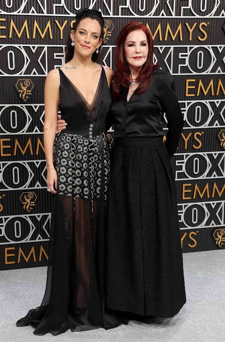 Riley Keough, Priscilla Presley Reunite After Legal Feud on the 2023 Emmys Red Carpet