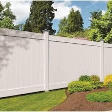 Veranda 6 Ft H X 8 Ft W Linden White Vinyl Pro Privacy Fence Panel 73013028 The Home Depot Fence Panels Privacy Fence Panels White Vinyl