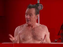 Bryan Cranston showers nude to fight AIDS, rides off on glorious red Vespa  | Mashable